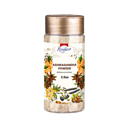 ORGANIC Ashwagandha Powder - Vegan Gluten-Free Kosher Non-GMO Uplift Mood Herbal Supplement 100% Natural SPICES (Ashwagandha Powder 8oz (227g))