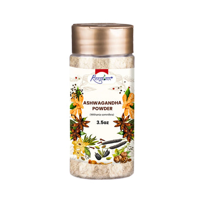 ORGANIC Ashwagandha Powder - Vegan Gluten-Free Kosher Non-GMO Uplift Mood Herbal Supplement 100% Natural SPICES (Ashwagandha Powder 8oz (227g))